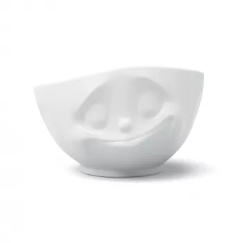 FIFTYEIGHT PRODUCTS Happy Face kauss 1000 ml valge portselan