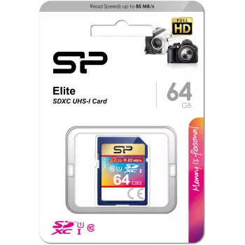 Silicon Power 64GB SDXC UHS-I U1 V10 mälukaart
