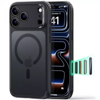 ESR Classic Hybrid MagSafe korpus iPhone 17 Pro Max / 18 Pro Max jaoks – matt must