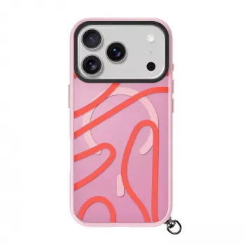 LAUT Keyko Pop kate iPhone 17 Pro jaoks, Rosy Wave