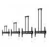 B-TECH AV BT8448-150/BB Ülisuur universaalne lameekraani laekinnitus 1,5 m Ø50 mm vardaga, VESA kuni 1100x700, 130 kg, must