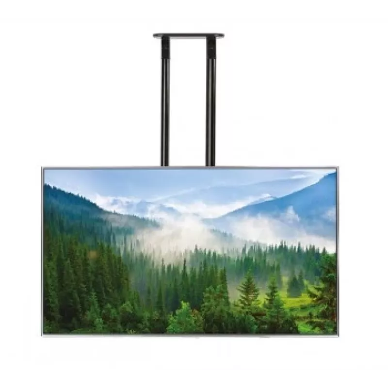 B-TECH AV BT8448-150/BB Ülisuur universaalne lameekraani laekinnitus 1,5 m Ø50 mm vardaga, VESA kuni 1100x700, 130 kg, must