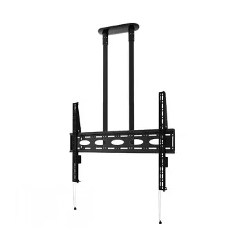 B-TECH AV BT8448-150/BB Ülisuur universaalne lameekraani laekinnitus 1,5 m Ø50 mm vardaga, VESA kuni 1100x700, 130 kg, must