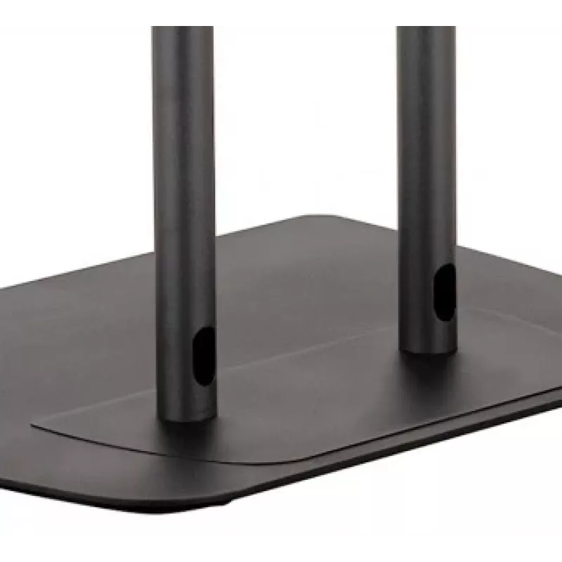 B-TECH AV SYSTEM X - Universaalne madala profiiliga lameekraani põrandaalus (VESA 600 x 400) - 0,75 m Ø50 mm postid