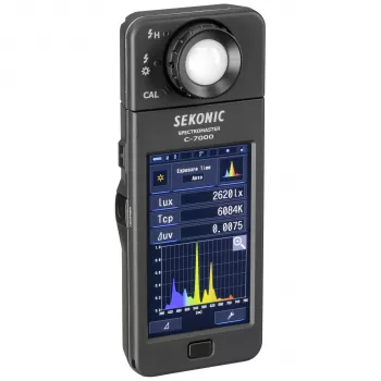 Sekonic C-7000 SpectroMaster Spektromeeter LED-, HMI-, luminofoor-, hõõglambi-, loomuliku valguse ja välgu jaoks