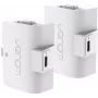 Venom laetav akupakk kahele DualSense kontrollerile PS5 jaoks – valge (2x 800mAh Li-ion, Play & Charge, ülelaadimiskaitse)