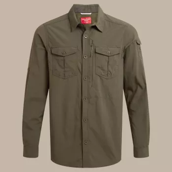 Craghoppers NosiLife Adventure LS Särk III - Woodland Green, suurus L