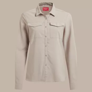 Craghoppers NosiLife Pro LS Särk III Naiste Reisimissärk - Soft Mushroom, XS