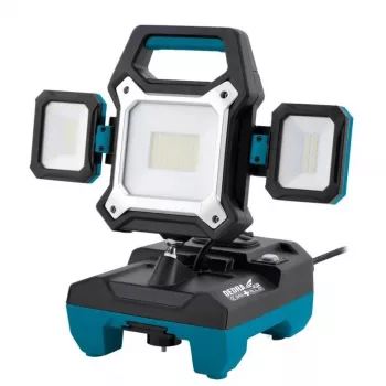 Dedra DED6907H hübriidne LED-töövalgusti 25W/45W 2500lm/4000lm 18V/230V IP54