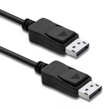 Qoltec DisplayPort 1.1 kaabel, isane-isane, 4K, 2m, must