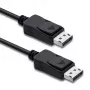 Qoltec DisplayPort 1.1 kaabel, isane-isane, 4K, 2m, must