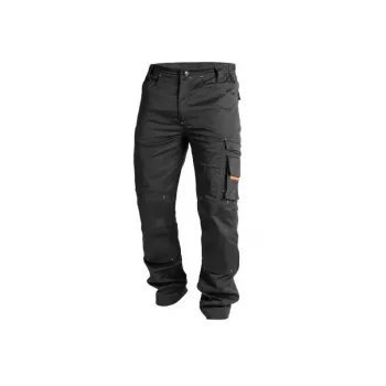 ActiFlex tööpüksid 48 must slim fit CORDURA tugevdatud KneeGuard Pro-ga