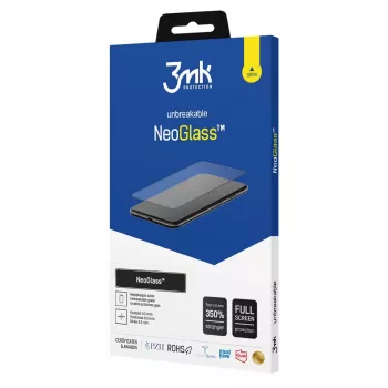 3MK NeoGlass hübriidklaasist ekraanikaitse Samsung Galaxy A33 5G jaoks - must raam