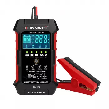 KONNWEI RC-10 12V/24V aku tester käivitus- ja laadimissüsteemi testiga