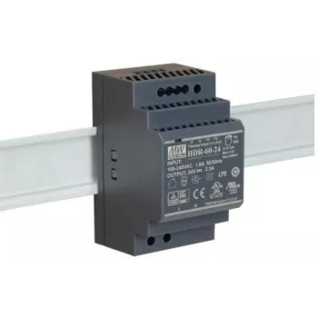 PULSAR DIN-liistu toiteplokk Mean Well HDR-60-24 24V/60W/2.5A