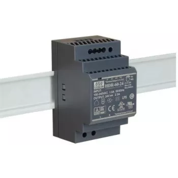 PULSAR DIN-liistu toiteplokk Mean Well HDR-60-24 24V/60W/2.5A
