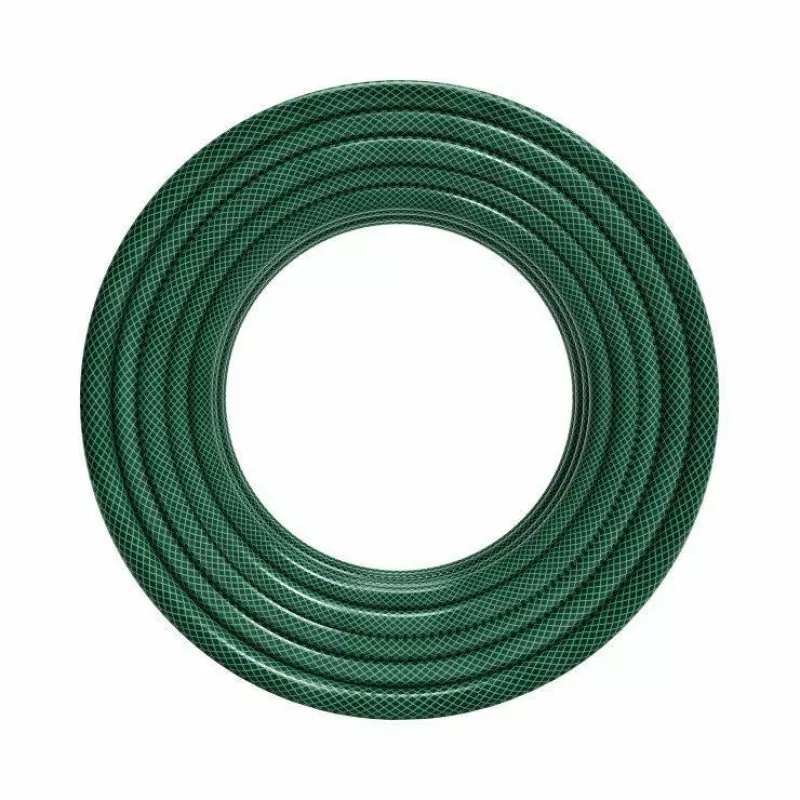 AWTOOLS AW70424 1/2 tolli 25m 3-kihiline tugevdatud PVC aiavoolik, 8 bar, UV- ja vetikakindel, roheline