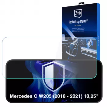 3MK PROTECTION TechWrap Matt ekraanikaitse Mercedes-Benz C-Class W205 (2018-2021) 10.25 tolli keskekraanile