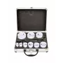 AWTOOLS Bimetallist augusaagide komplekt 19-64 mm, 13 tükki, Black Line, metallkohver