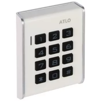 Atlo kombinatsioonlukk ATLO-KRM-103 - 3-rattaline ümberkodeeritav tsingisulamist tabalukk karastatud terasest kaarega, must