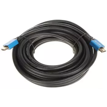 HDMI-kaabel 10 m V2.1 - 8K@60Hz, 4K@120Hz, 48 Gbps, Dynamic HDR, eARC, VRR, ALLM, kolmekordse varjestusega, must