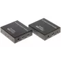 HDMI + USB KVM pikendaja üle IP, 4K@30Hz, 120 m, PoE, IR, metallist