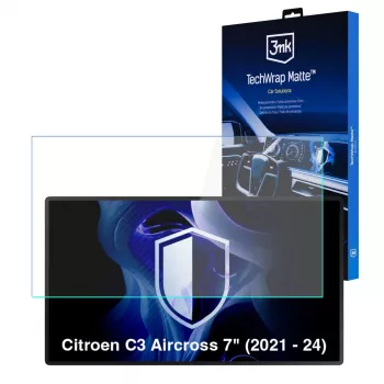 3MK PROTECTION TechWrap Mati ekraanikaitse Citroen C3 Aircross 7-tollisele keskekraanile (2021-2024)