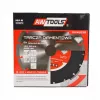 AWTOOLS AW45351 Teemantlihvimistass 125 mm Turbo segment betoonile, müüritisele, kivile - kuivlihvimine, 22,23 mm ava