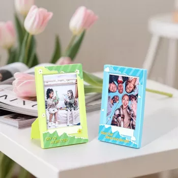 LOVEINSTANT 10-pakk mitmevärvilisi plastikfotoraame Fujifilm Instax Mini 99, 12, 11, 40, 8, Evo, LiPlay, Link 2, Se jaoks