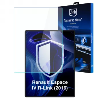 3MK PROTECTION Renault Espace IV R-Link (2016) - 3mk TechWrap matt keskekraani kaitsekile