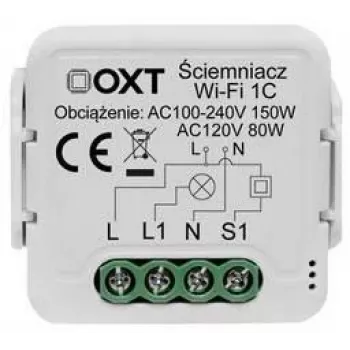 OXT T225 Mini nutikas Wi-Fi hämardi moodul 1-kanaliline Tuya