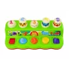 LEAN TOYS Hüppavad Loomad Hariv Tegevuspaneel Helidega Lastele Alates 12 Kuust