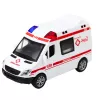 LEAN TOYS Politseiauto ja kiirabiauto hõõrdjõul töötavad päästeautod heli- ja valgusefektidega, avatavate ustega, segaassortiment