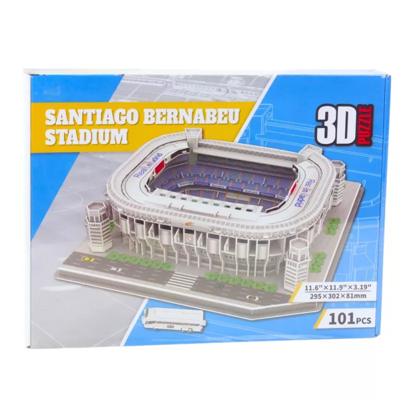 LEAN TOYS 3D-puzzle Santiago Bernabeu jalgpallistaadion Real Madrid 101 tk