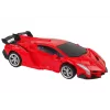LEAN TOYS Auto Robot 2-in-1 Kaugjuhtimisega Sõiduk Punane
