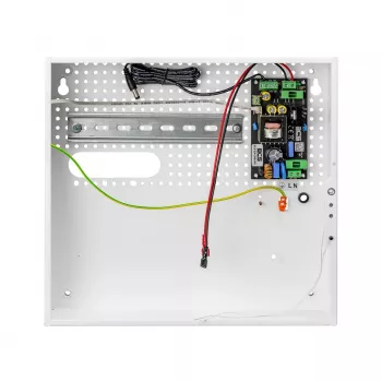 BCS ZA1206/UPS/F/KD 72W 12V DC 6A UPS toiteplokk aku laadijaga turvasüsteemidele, metallkorpus, seinakinnitus