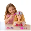 LEAN TOYS Beauty Fashion Styling Peak nukuga aksessuaaridega, blondide juustega, 25 cm, lastele alates 3. eluaastast