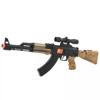 LEAN TOYS Military Set - Mängupüss heliga, kiiver, nuga, granaat, binokkel, käekell, vile, koerasilt ja kummipael lastele 3+