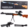 LEAN TOYS Mängusnaipripüss AK-528 sihikuga, statiiviga, tulede ja helidega