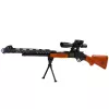 LEAN TOYS Mängusnaipripüss AK-528 sihikuga, statiiviga, tulede ja helidega