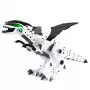 LEAN TOYS Patareitoitega Dinosaurusrobot liikuvate tiibade, tulede ja heliga, valge