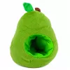 LEAN TOYS Roheline avokaado capybaraga 2-in-1 pööratav plüüšmänguasi 35 cm