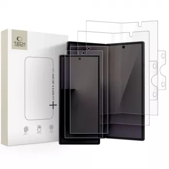 TECH-PROTECT Easy Set Foil & Glass FIT+ 4-in-1 kaitsekomplekt Samsung Galaxy Z Fold 8 jaoks – Ultra Clear