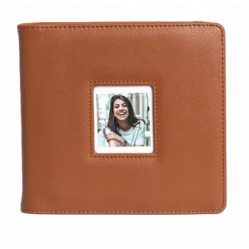 LOVEINSTANT fotoalbum Polaroid Go jaoks, 36 lehte, 288 fotot, pruun PU-nahk