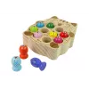 LEAN TOYS Puidust kalapüügimäng 2 õngega Kassipoeg
