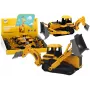 LEAN TOYS roomik-ekskavaator ehitusmasin 2 kopaga, kollane