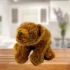 LEAN TOYS Plüšist mängukaru Pruun kaisukaru 28cm