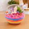 LEAN TOYS Kristallikasvatuse eksperimendikomplekt Unicorn Terrarium DIY Lights