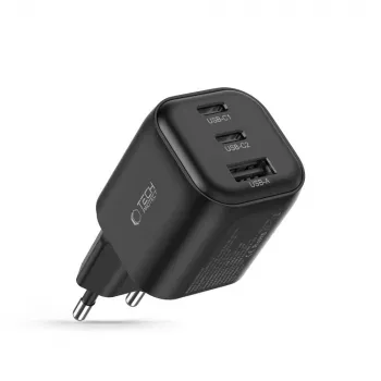 TECH-PROTECT NCA100W-GaN 3-pordiline GaN seinialaadija 100W PD 3.2 / QC3.0 must
