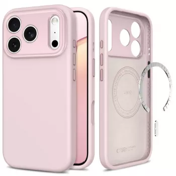 Tech-Protect Uniq MagSafe läbipaistev ümbris iPhone 17 Pro / 18 Pro jaoks pehme roosa